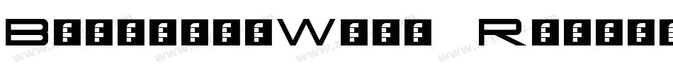 BaccaratWide Regular字体转换
